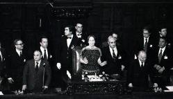 Settanta 70 1987 Nilde Jotti prima presidente della camera MORTO SCALFARO,DA COSTITUENTE A CAPO STATO